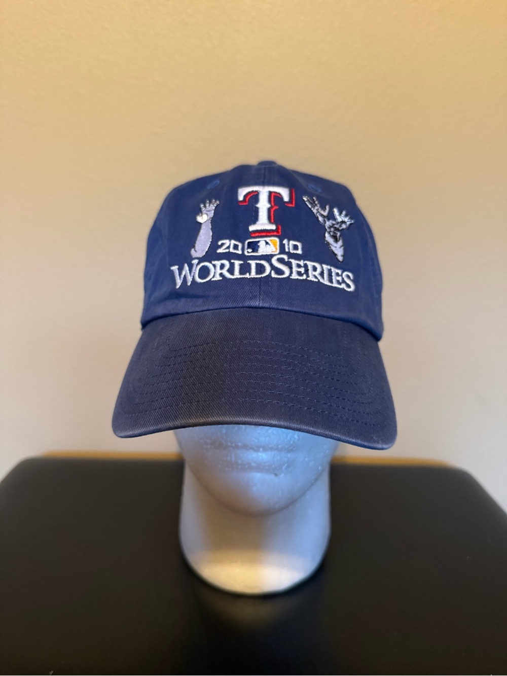 Texas Rangers 2010 World Series Navy Baseball Cap